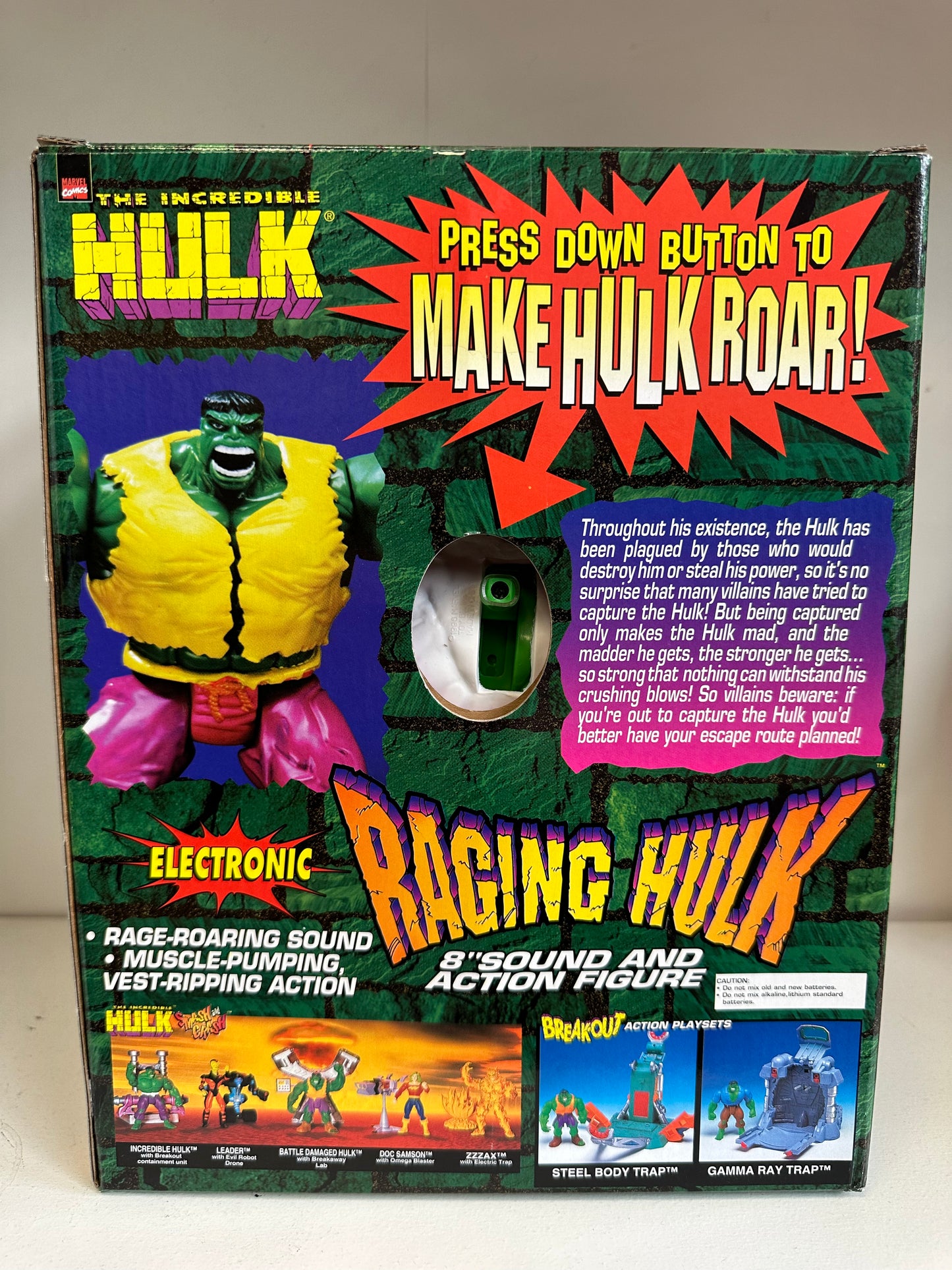 Electronic Raging Hulk MISB Marvel Toy Biz