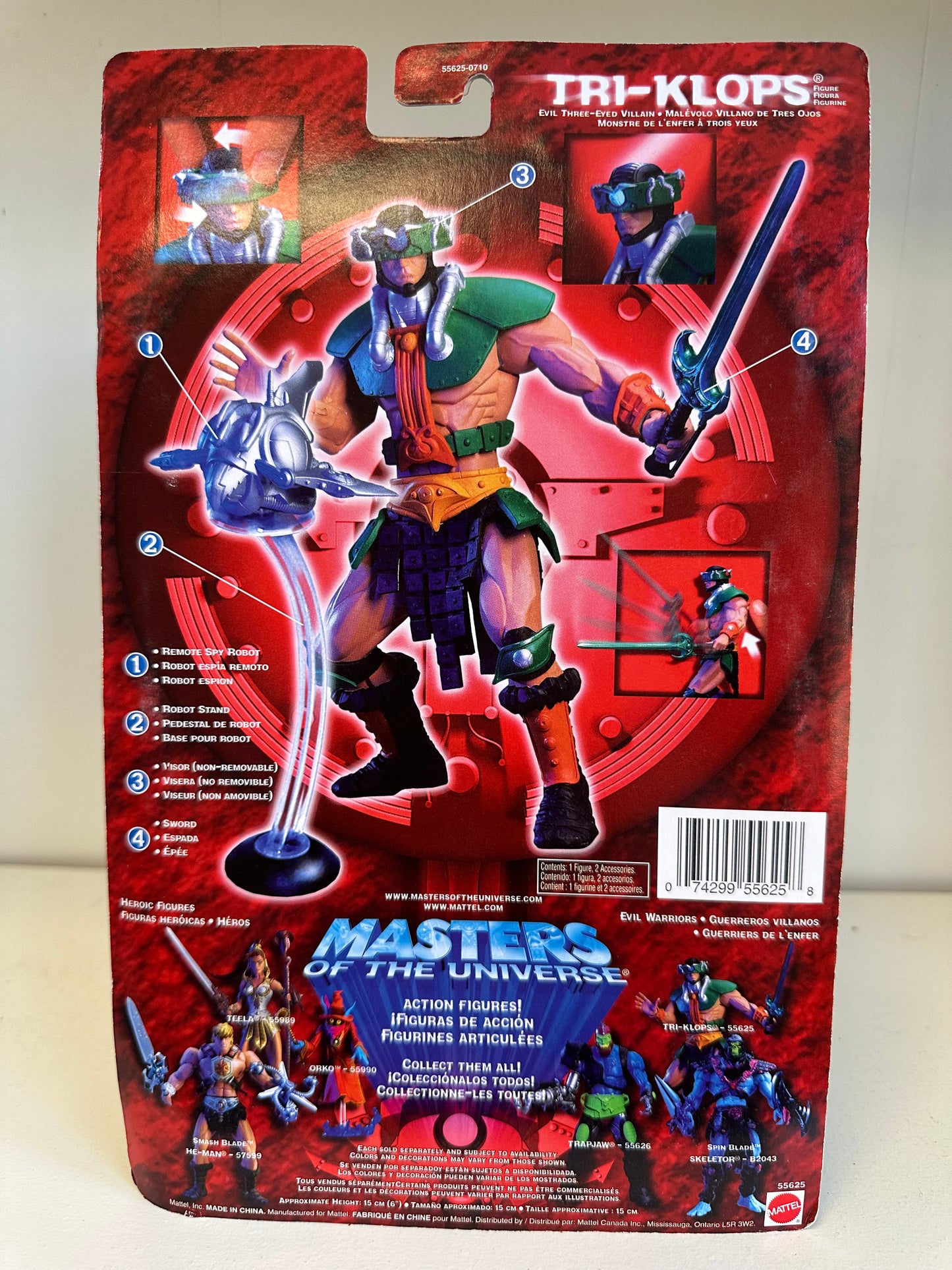 Master’s of the Universe 200x Tri Klops MOC Action Figure