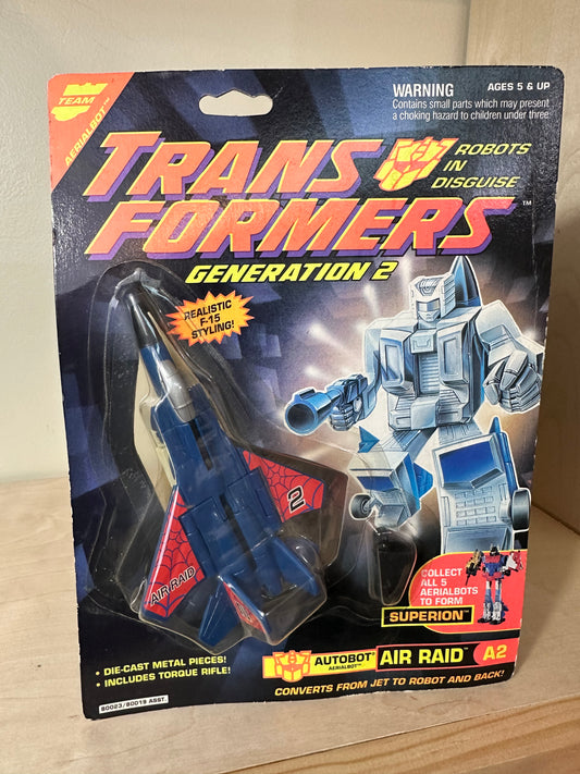 G2 Transformers Air Raid A2 MOC Action Figure MOC Sealed 90’s Toy