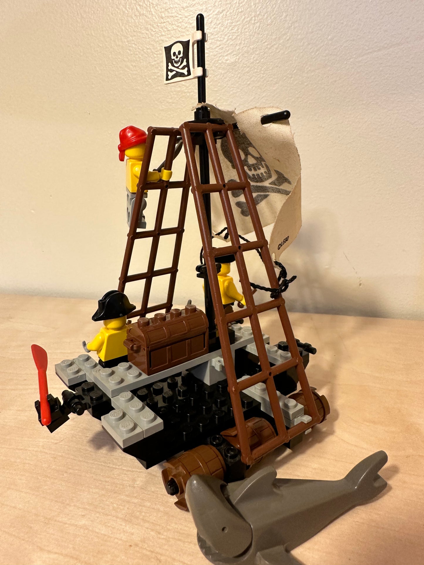 Lego System 6261 Pirates Raft Raiders Loose Set
