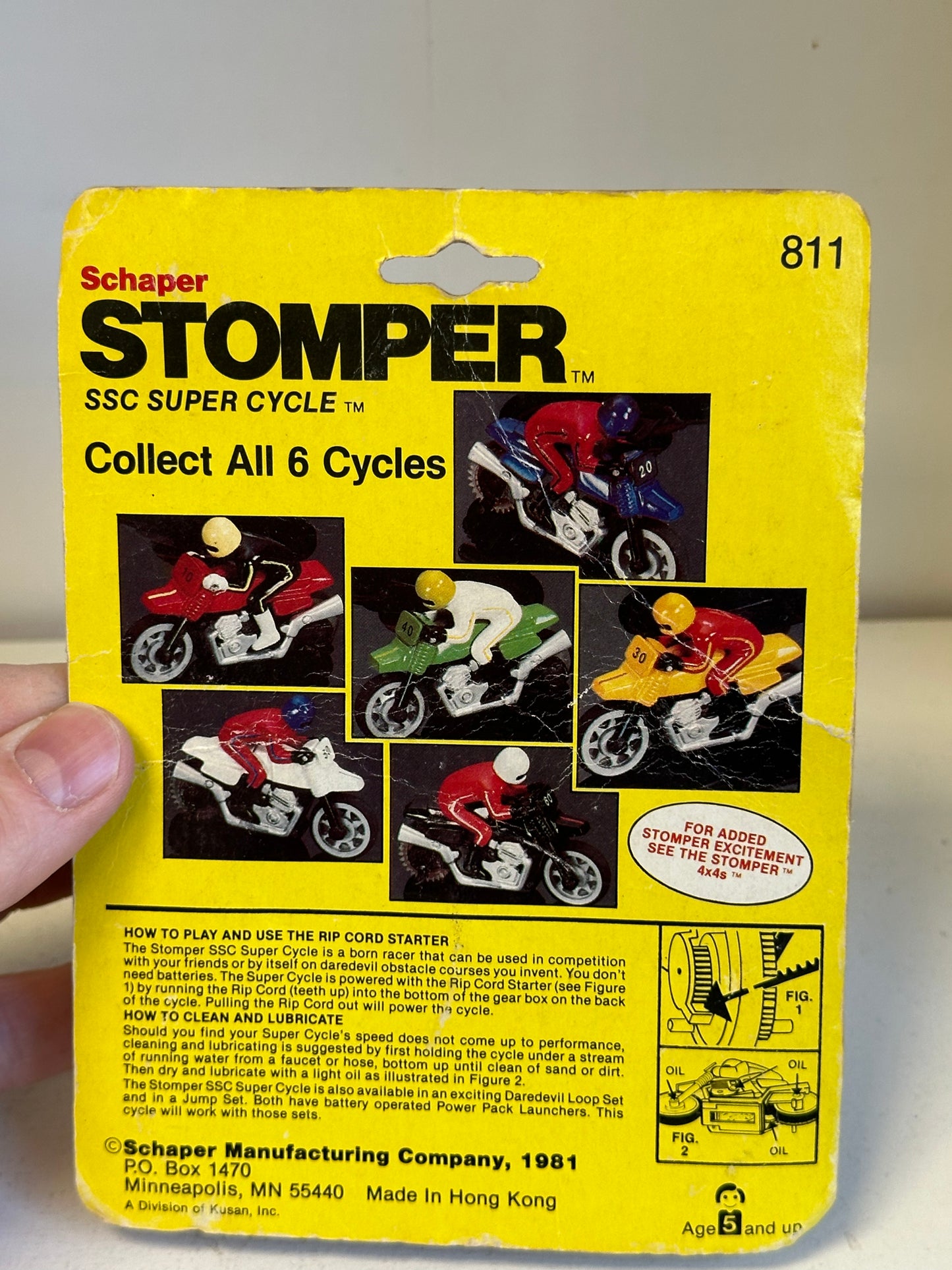 Schaper Stomper SSC Super Cycle MOC Stompers Toy 80’s Collectible