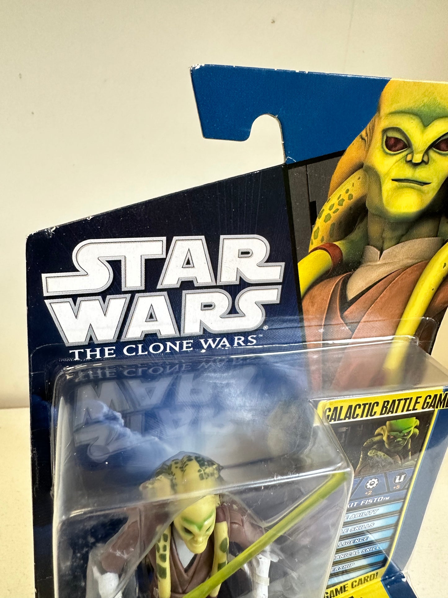 Star Wars Clone Wars Kit Fisto CW23 Action Figure Toy MOC Sealed 2010