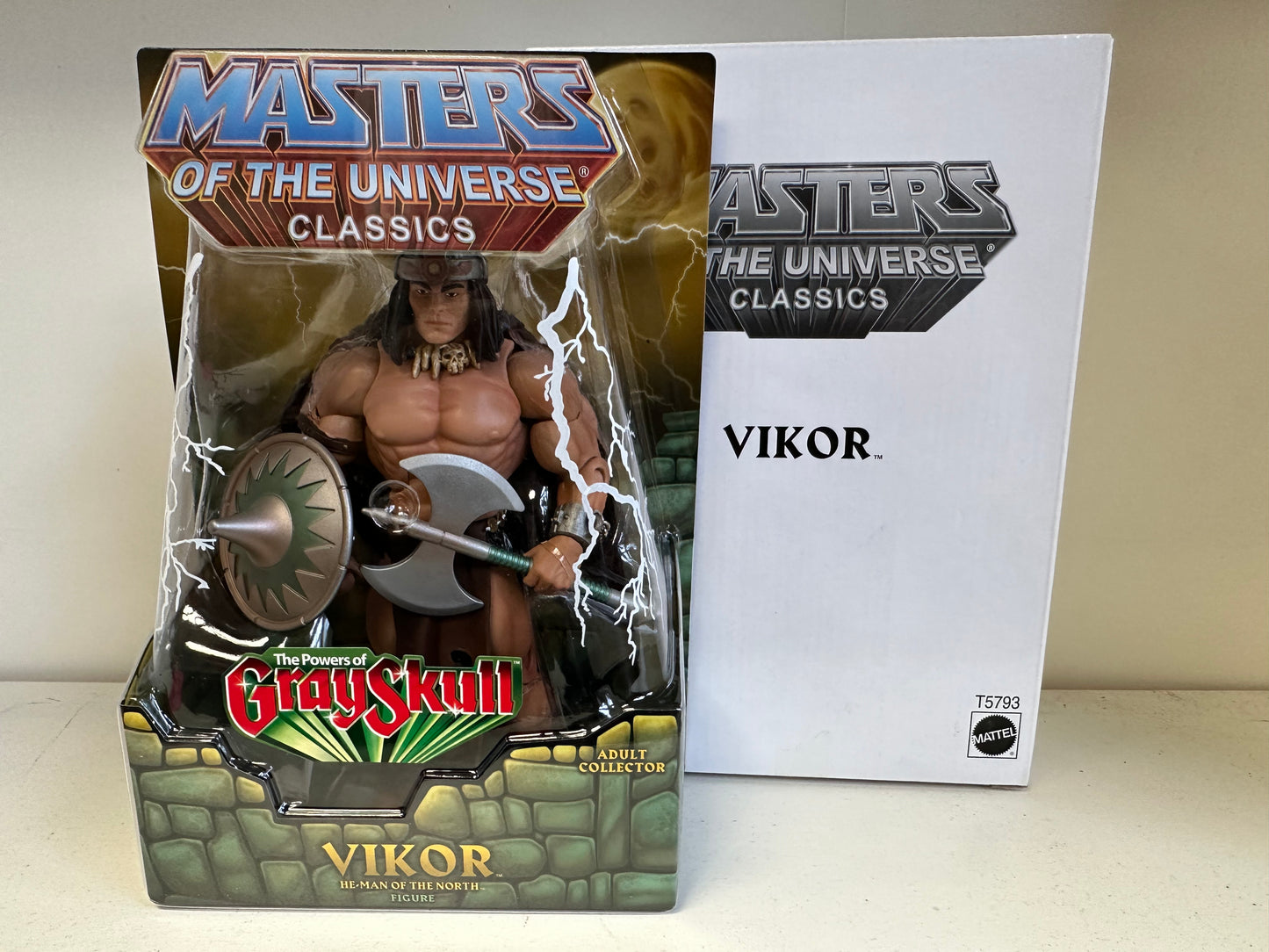 MOTUC Vikor Sealed with Shipper Box Action Figure He-Man and the Master’s of the Universe Classics