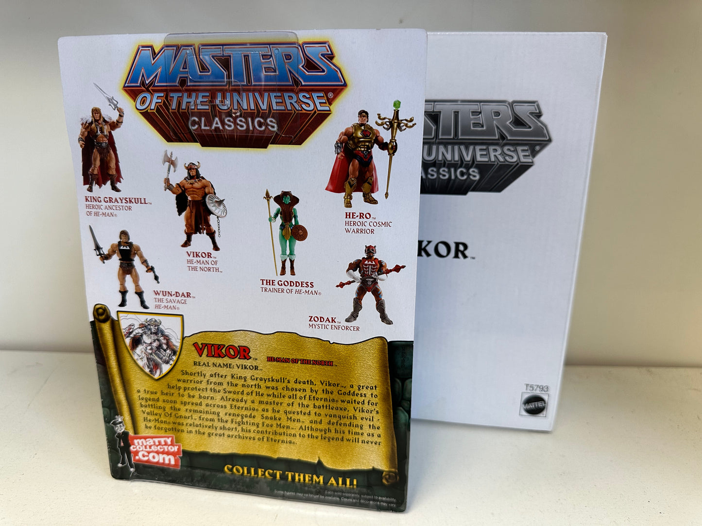 MOTUC Vikor Sealed with Shipper Box Action Figure He-Man and the Master’s of the Universe Classics