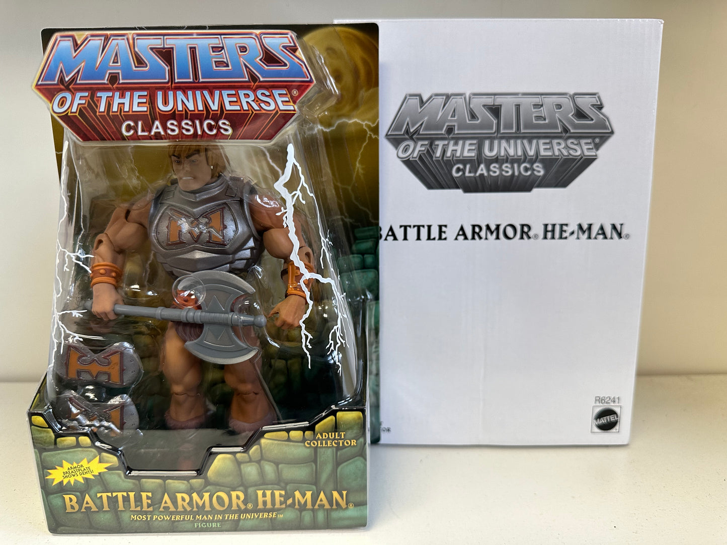 MOTUC Battle Armor He-Man Action Figure Sealed Master’s of the Universe Classics