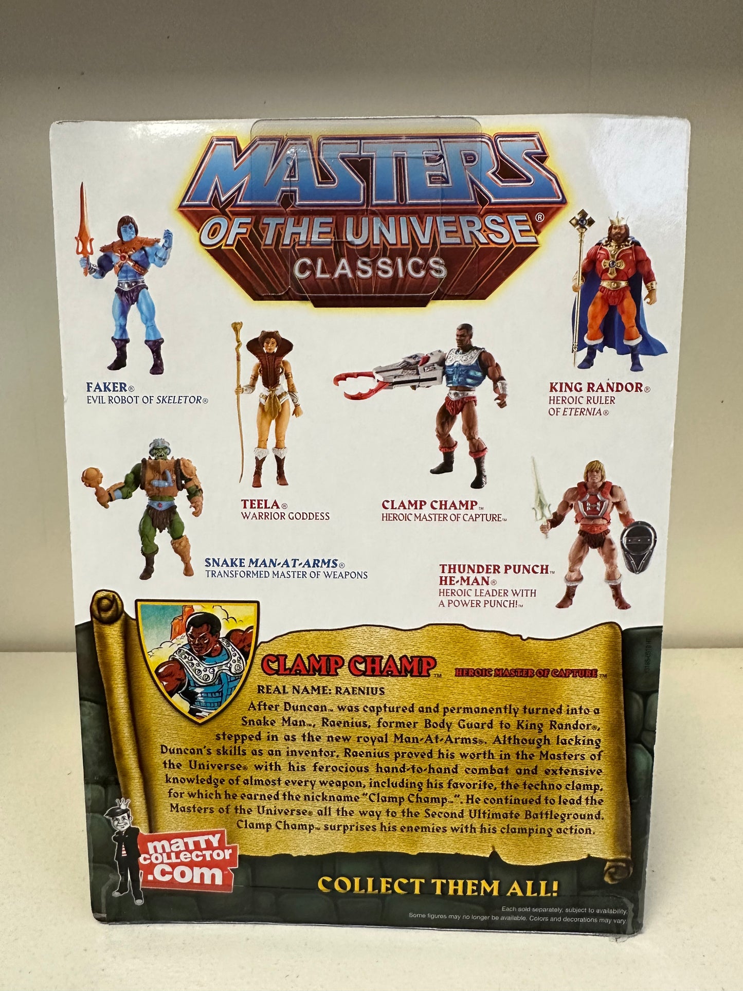 MOTUC Clamp Champ He-Man and the Master’s of the Universe Action Figure Sealed