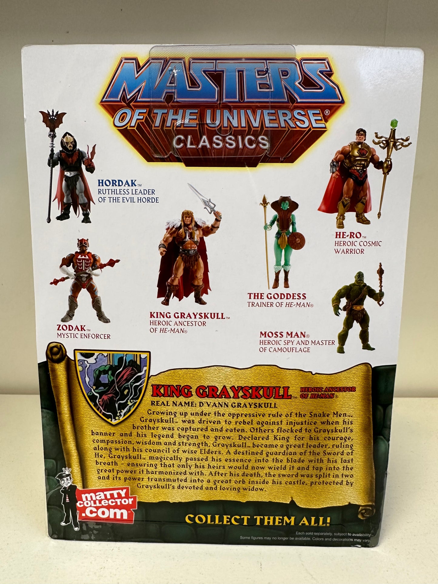 MOTUC King Grayskull He-Man Master’s of the Universe Classics Action Figure