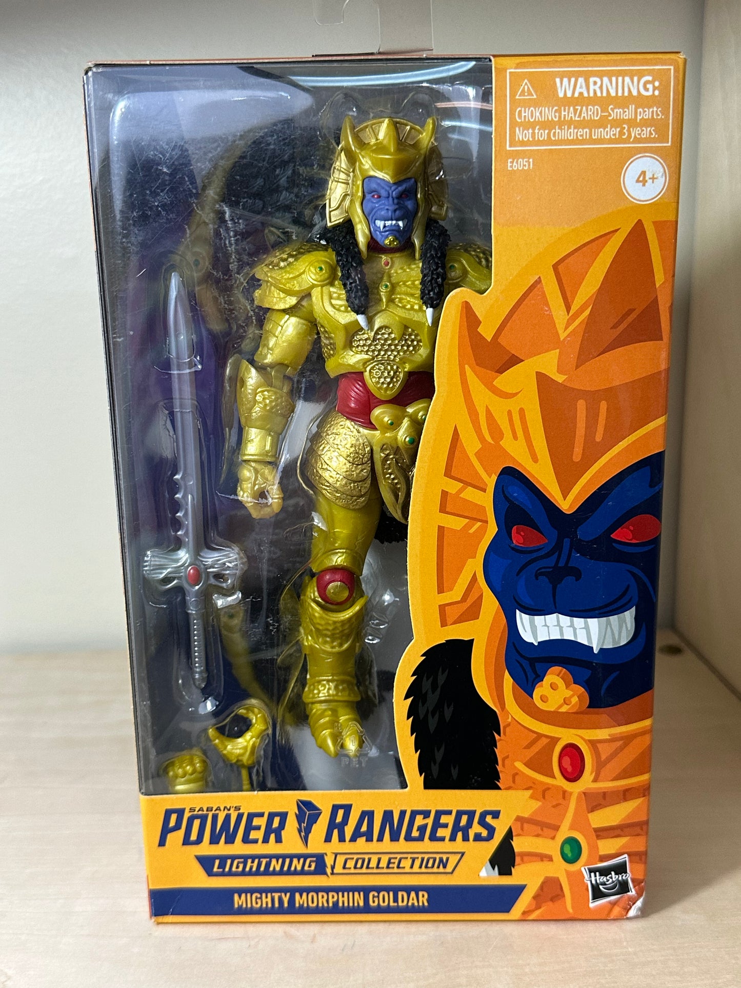 Power Rangers Lightning Collection Goldar MMPR Sealed Action Figure