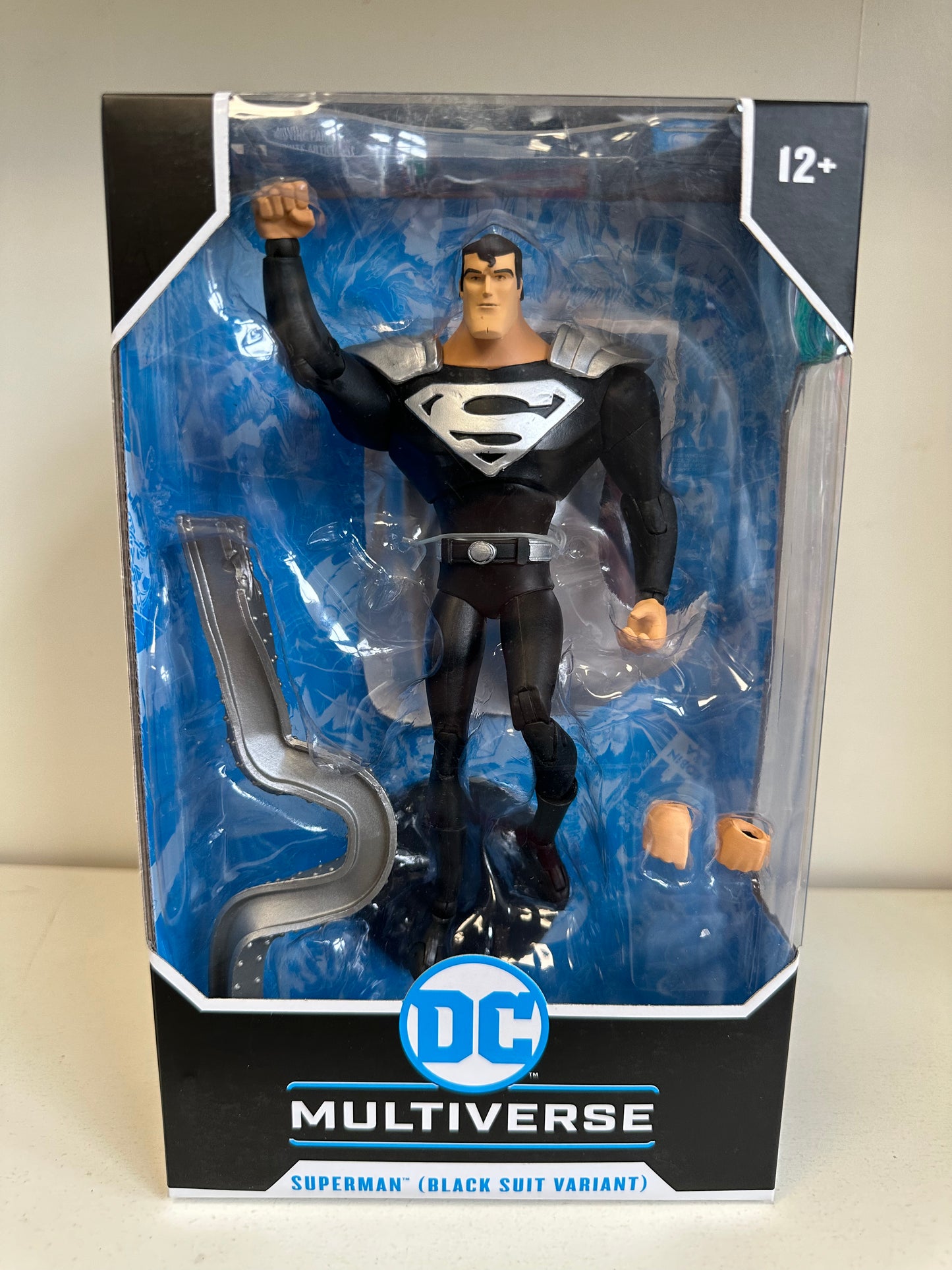 DC Comics Multiverse Superman Black Suir Variant Animated Series Action Figure
