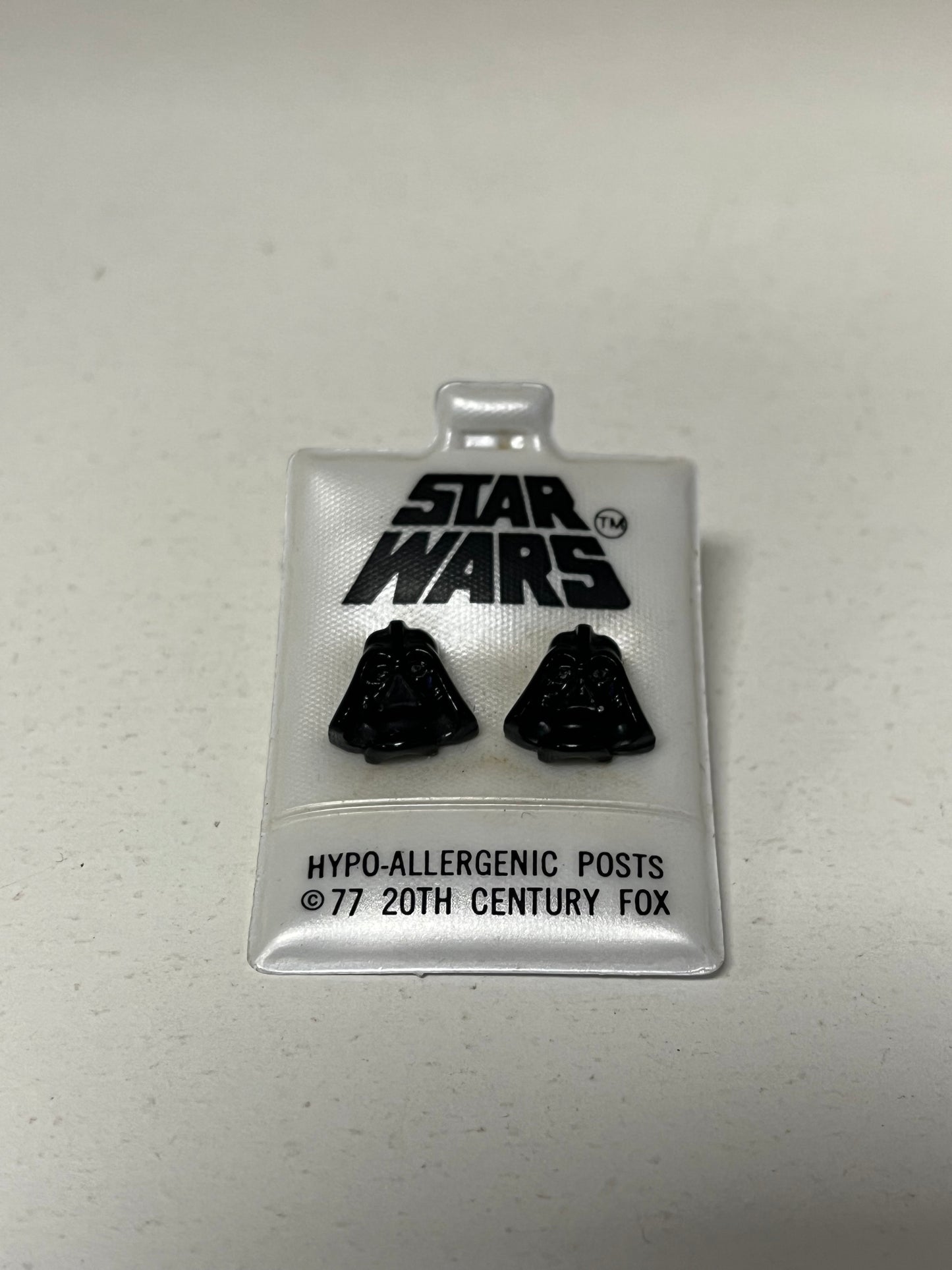 vintage Star Wars Darth Vader earrings