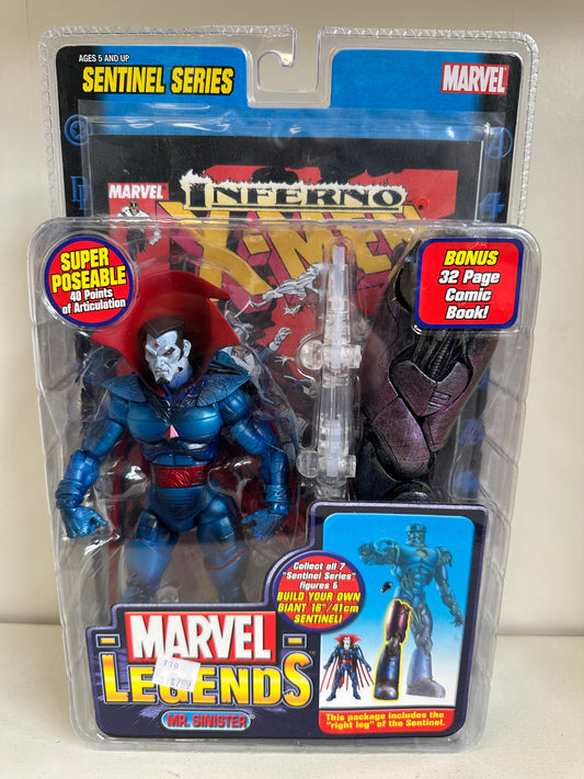 Marvel Legends Mr. Sinister Action Figure Sealed Sentinel BAF Wave Toy Biz