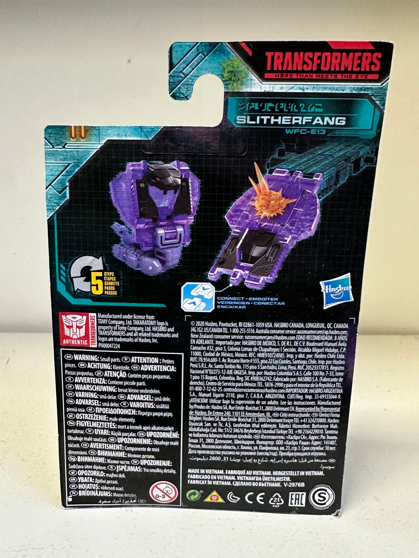 Slitherfang Transformers Siege WFC Sealed Battle Masters Action figure