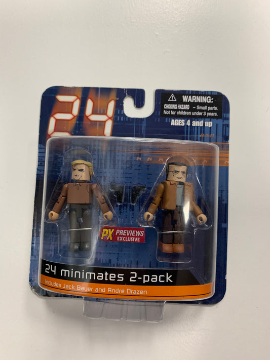 MiniMates 24 Jack Bauer and André Drazen