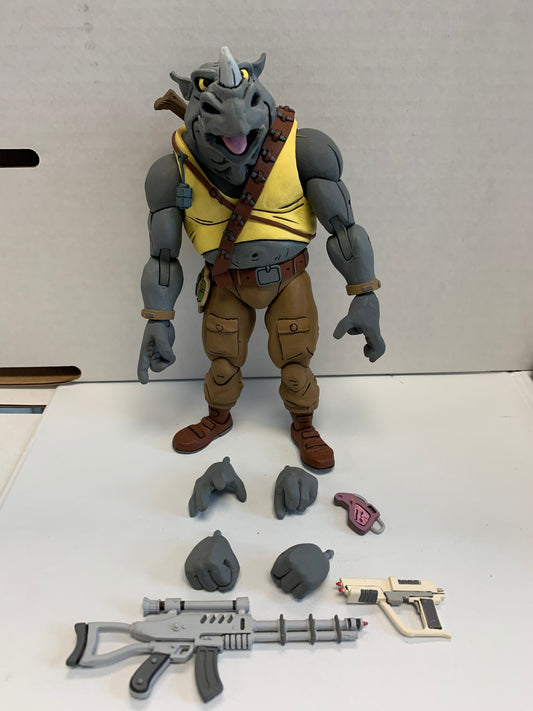 TMNT NECA cartoon Rocksteady