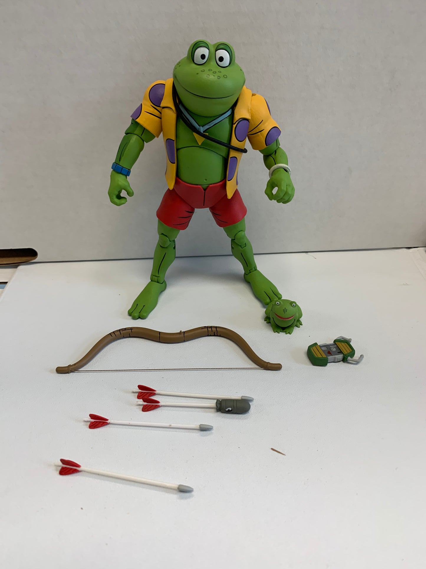 TMNT NECA cartoon Genghis Frog