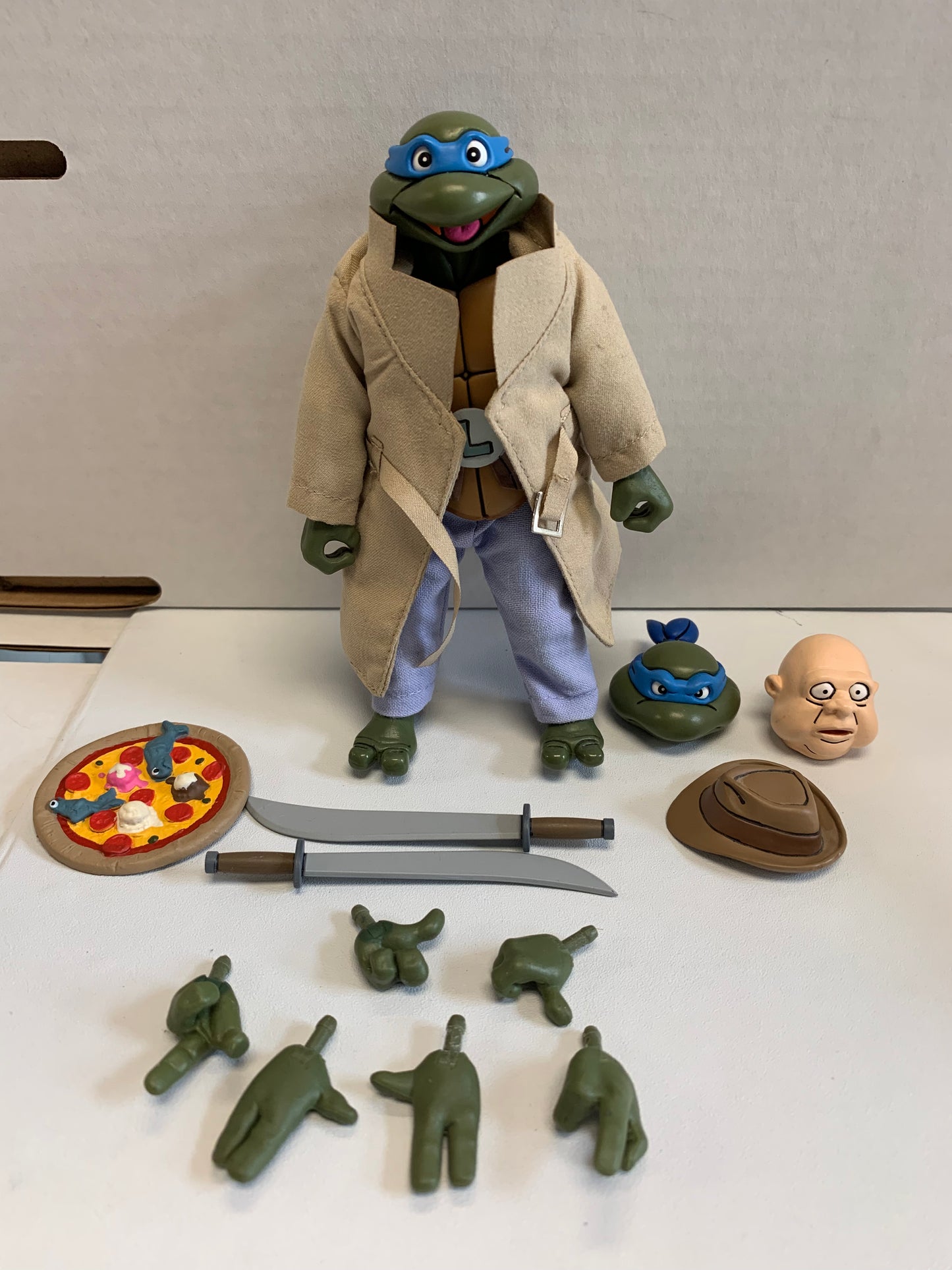 TMNT NECA cartoon Leo in disguise