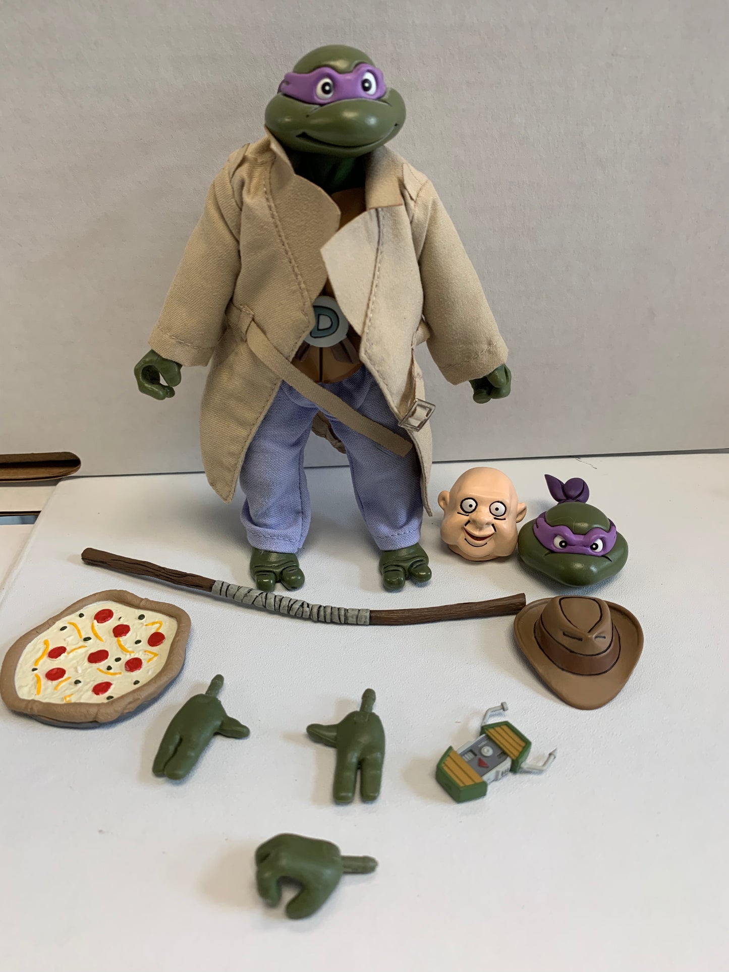 TMNT NECA cartoon Don in disguise