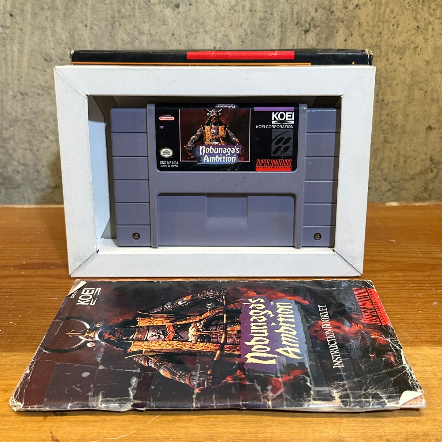 Nobunaga's Ambition SNES Super Nintendo CIB