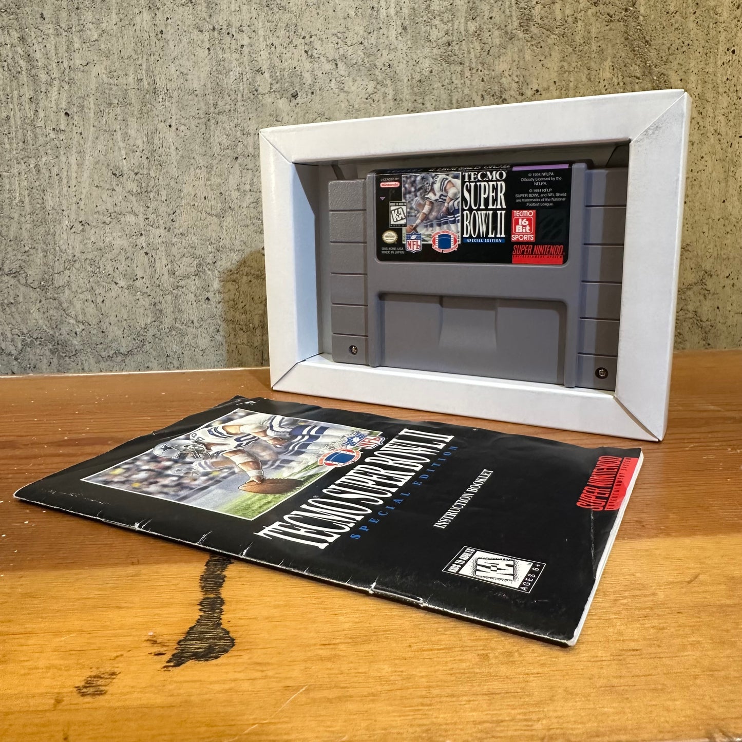 Tecmo Super Bowl II CIB SNES Super Nintendo Video Game