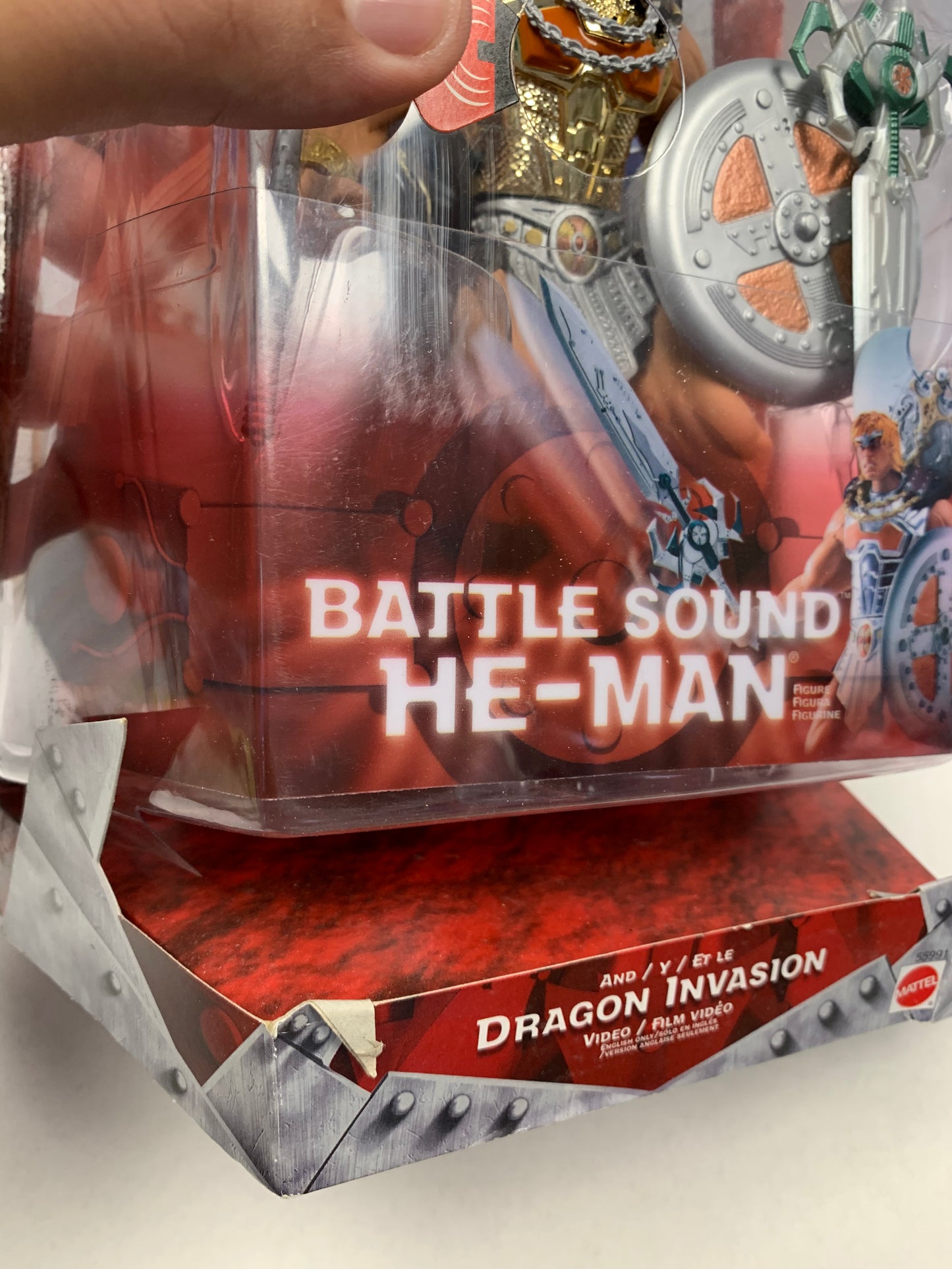 MOTU 200X Battle Sound He-Man with VHS