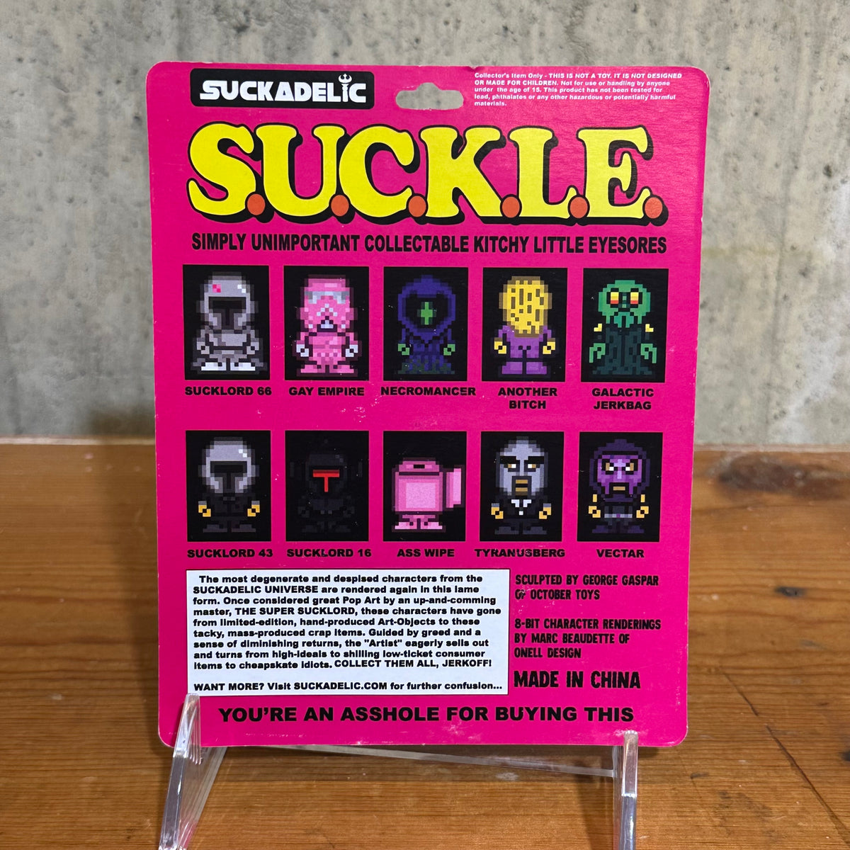 Asterion-hyrbrizoid-gamma Sucktrosaurous 42-7800 Galactic Jerkbags Suckle Sucklord Vinyl Art Toy
