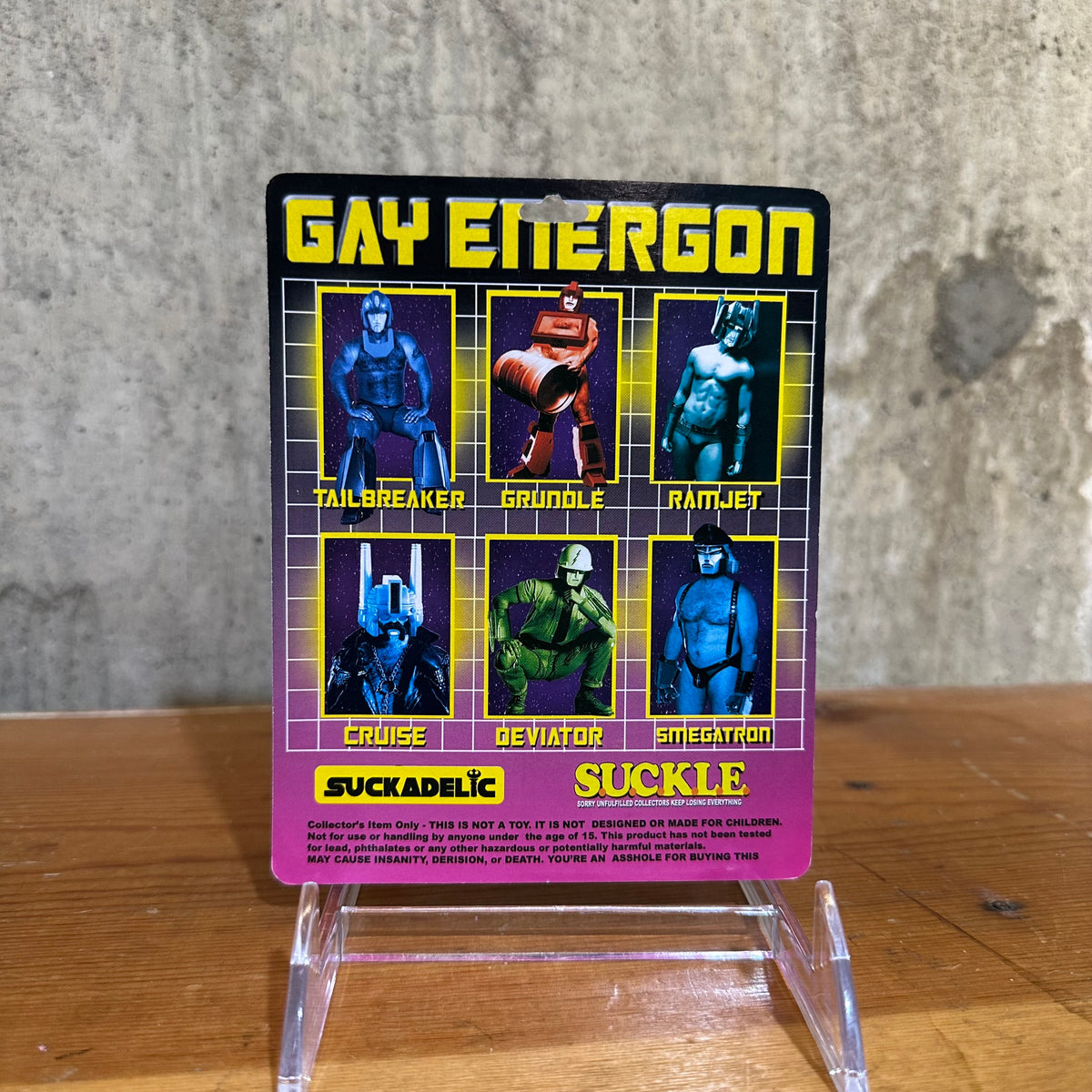 Gay Energon Roodimus Pride Sucklord Suckle Vinyl Art Toy