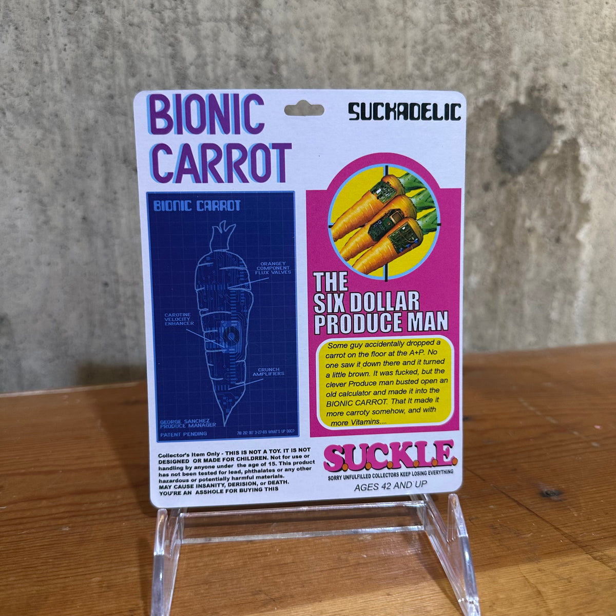 Bionic Carrot Sucklord Vinyl Art Toy