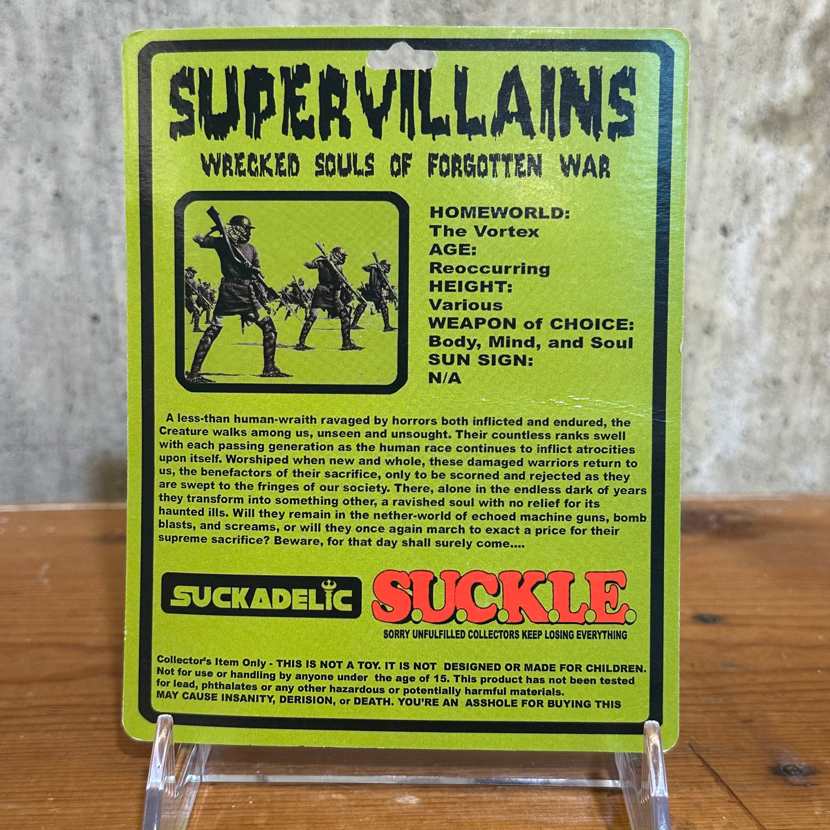 Wrecked Souls of Forgotten War Sucklord Suckle Vinyl Art Toy