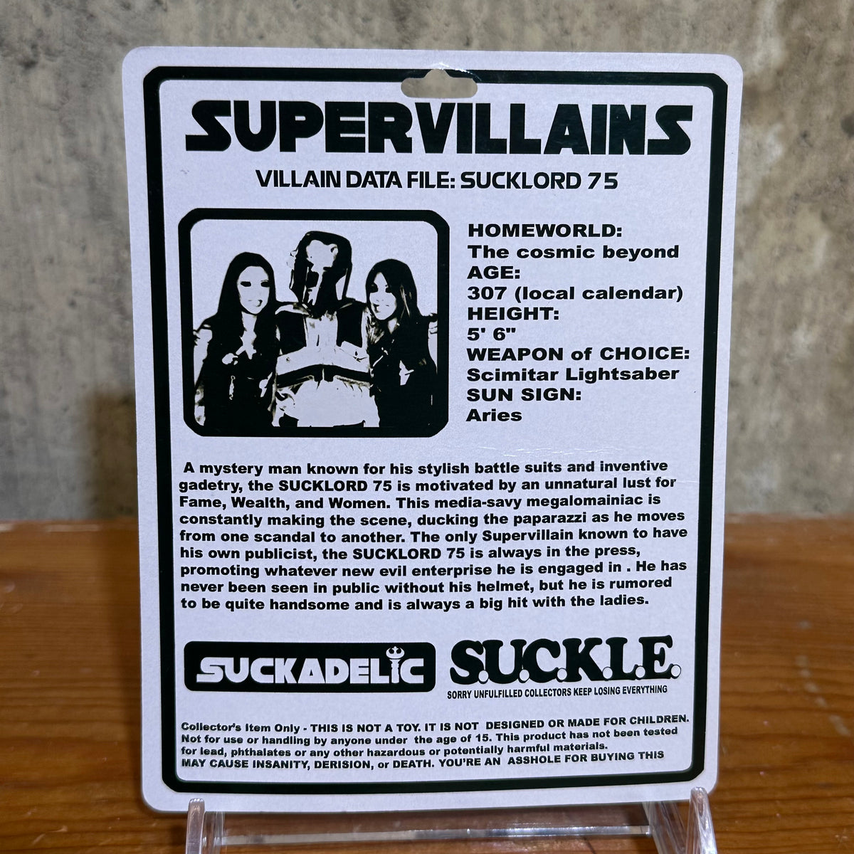 Sucklord 75 Vinyl Art Toy