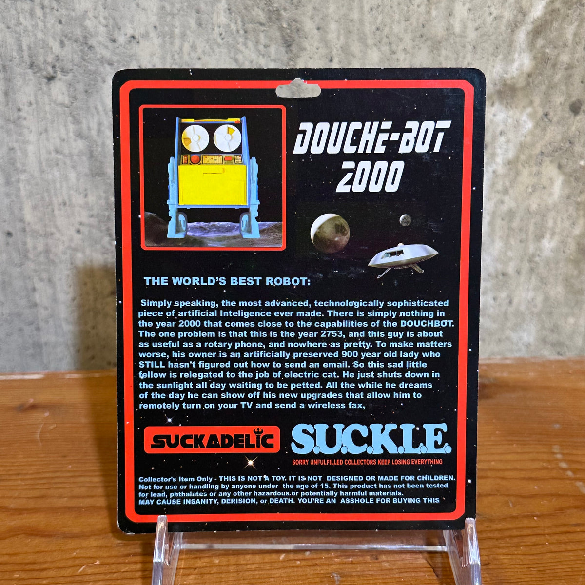 Douche Bot 2000 Suckle Sucklord Vinyl Art Toy