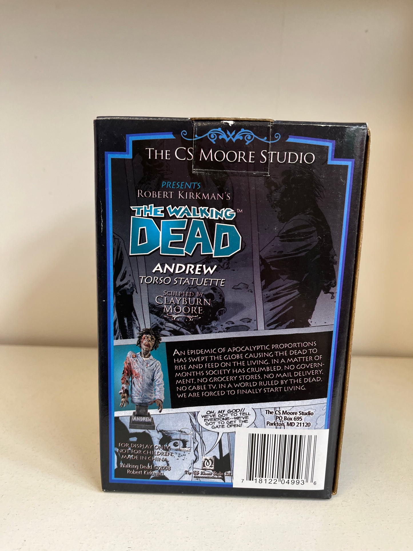 The Walking Dead Andrew statue