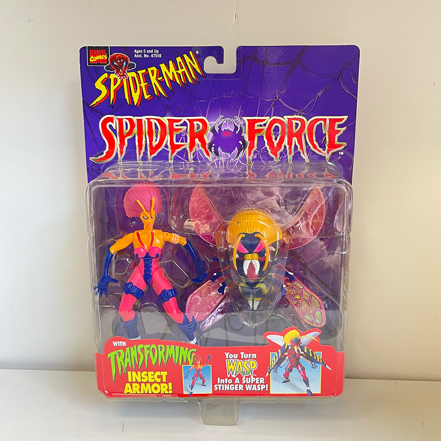 Spider-Man Spider Force Wasp Toybiz 1997 Marvel