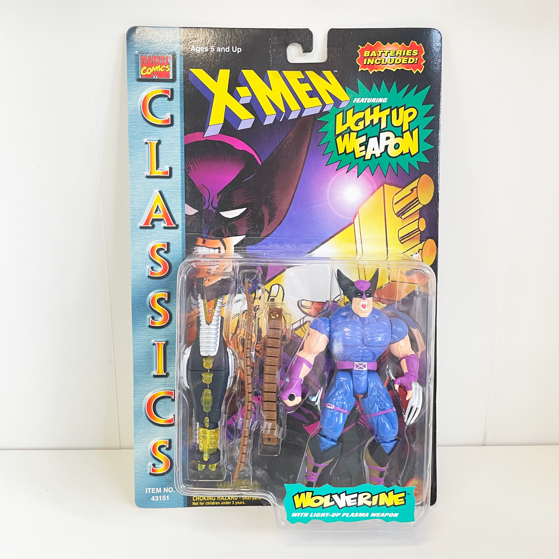 Toybiz X-Men Wolverine Light Up Plasma Weapon 1996 Marvel – Mike's