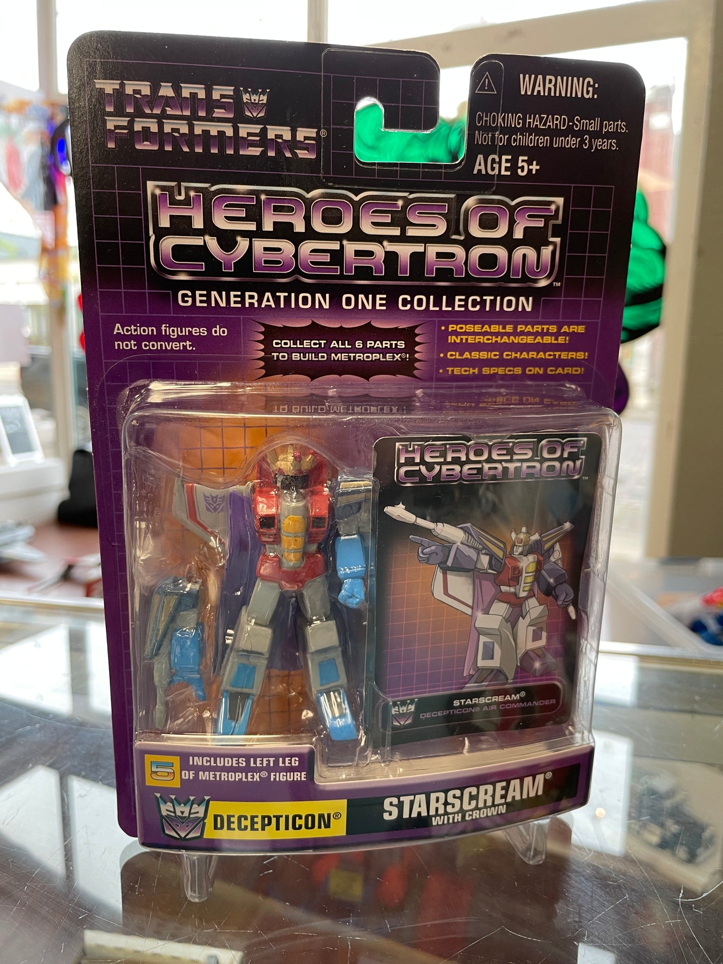 Transformers Heroes of Cybertron Starscream with Crown