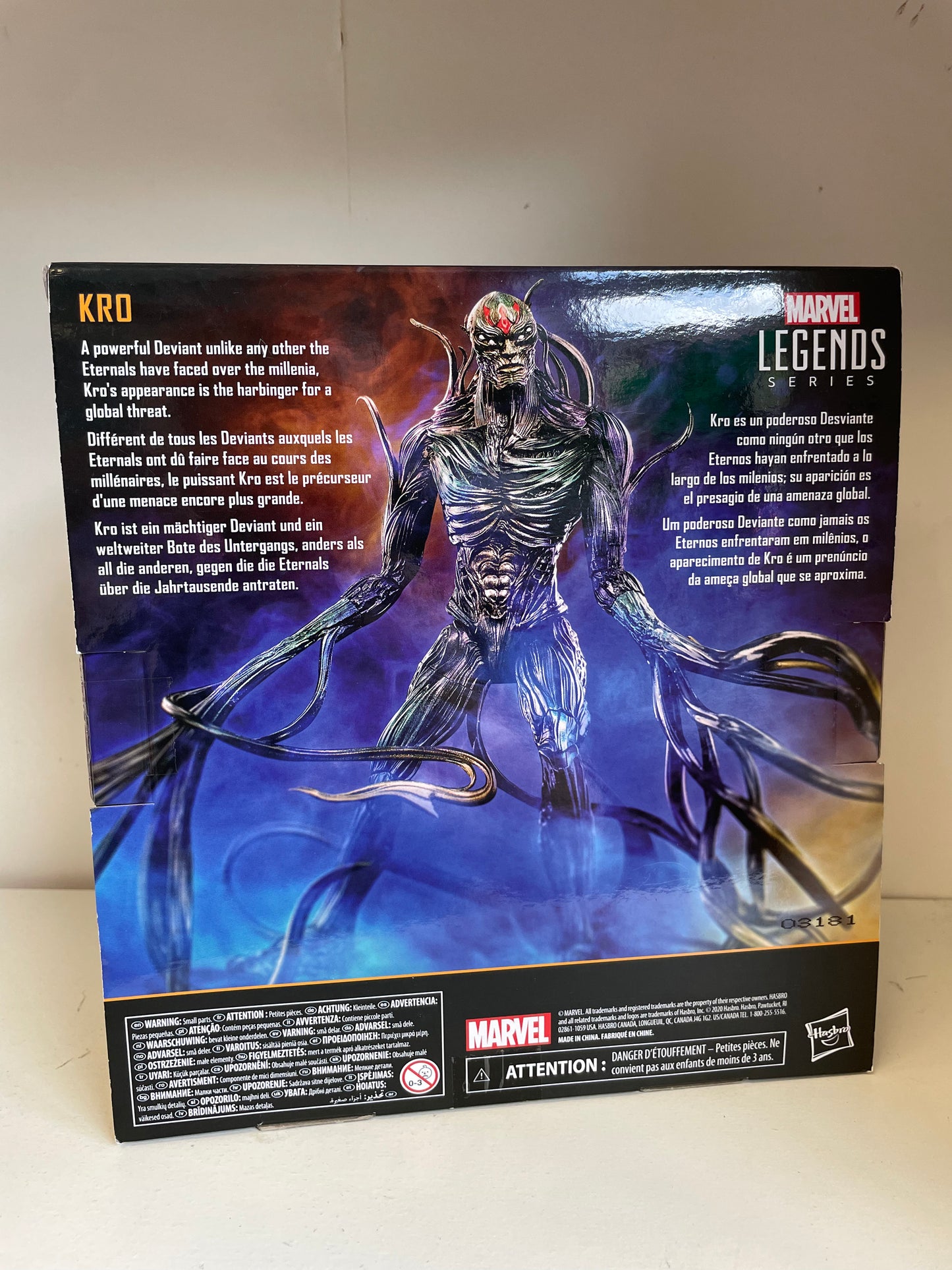 Marvel Legends Kro Sealed box Eternals Action Figure