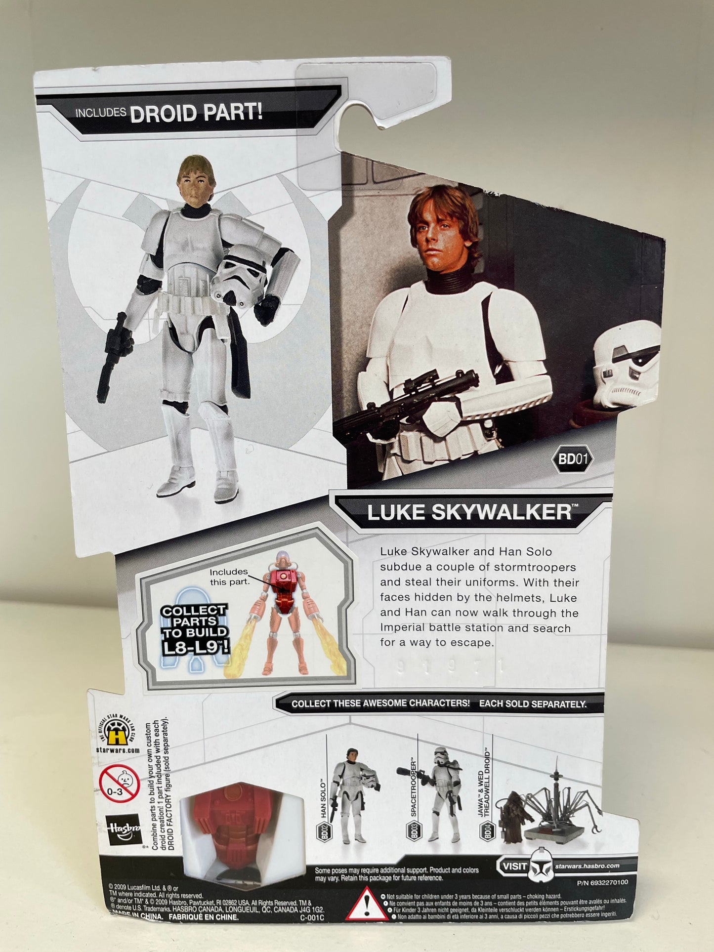 Star Wars Legacy Collection Luke Skywalker MOC