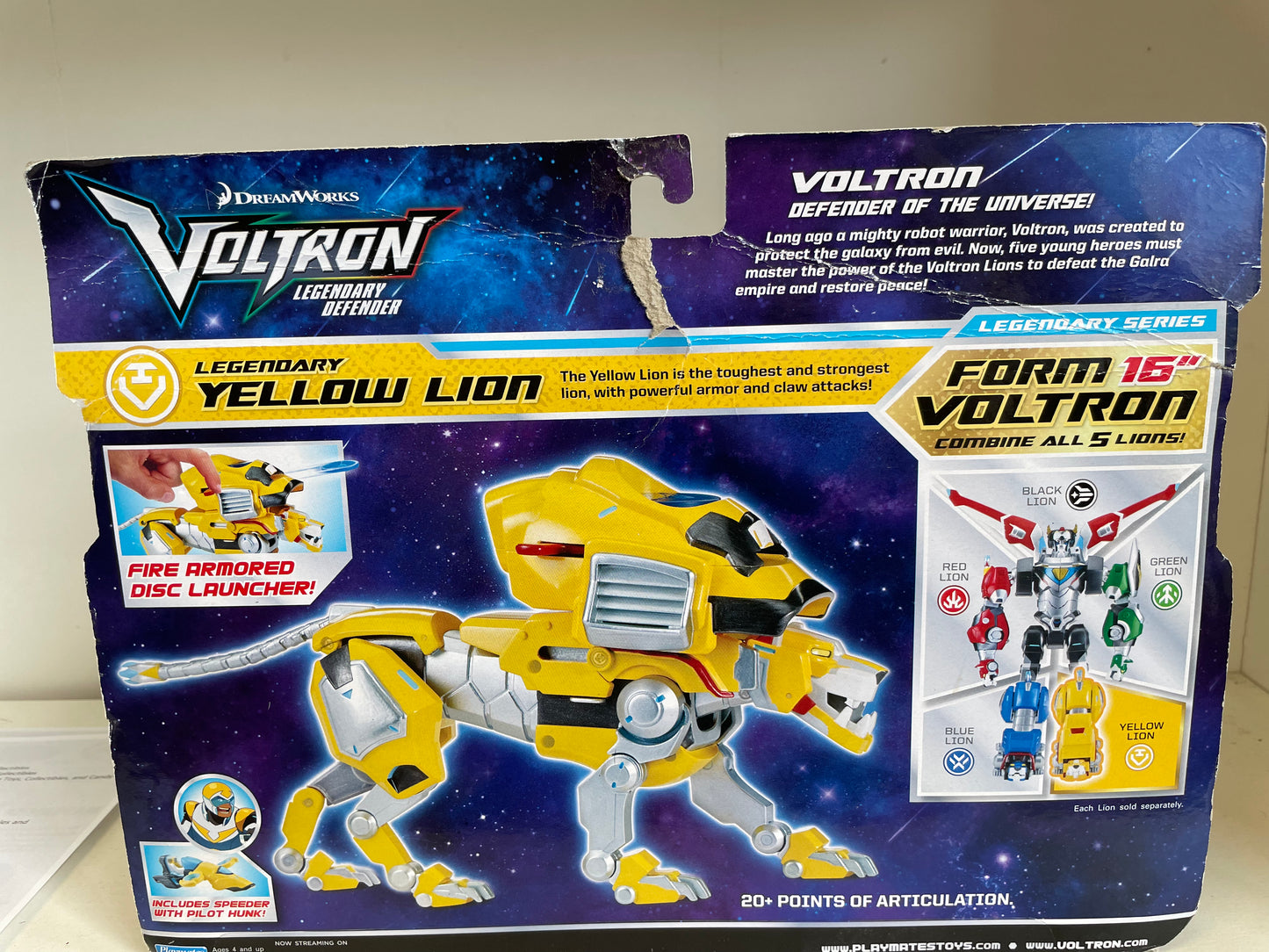 Voltron Legendary Yellow Lion Netflix TV Series