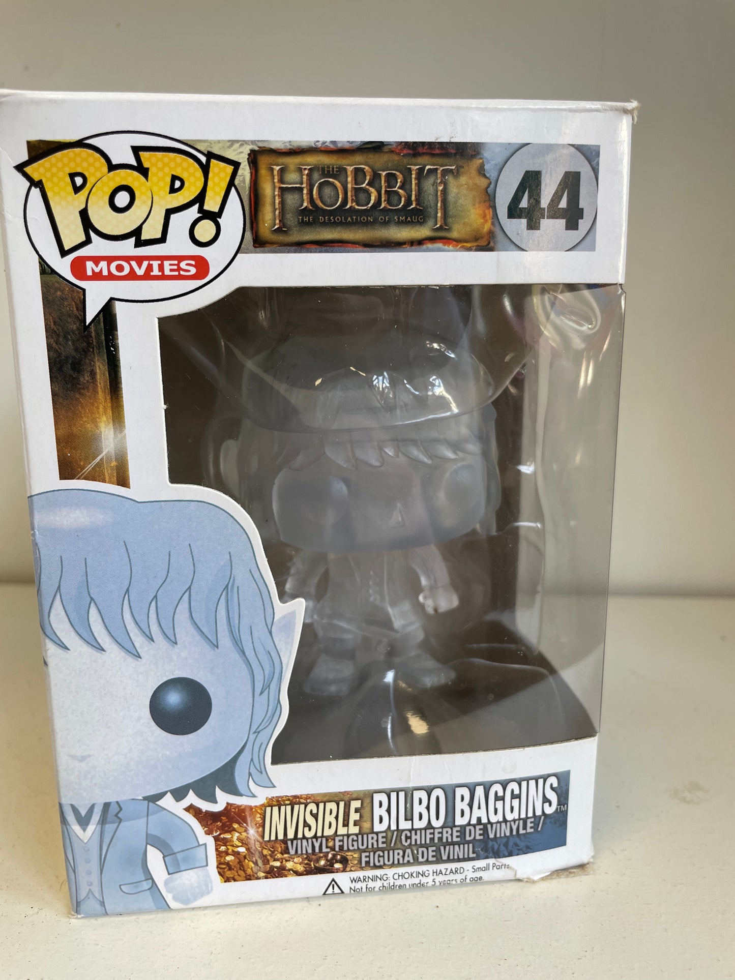 Funko Pop Invisible Bilbo Baggins Damaged Package