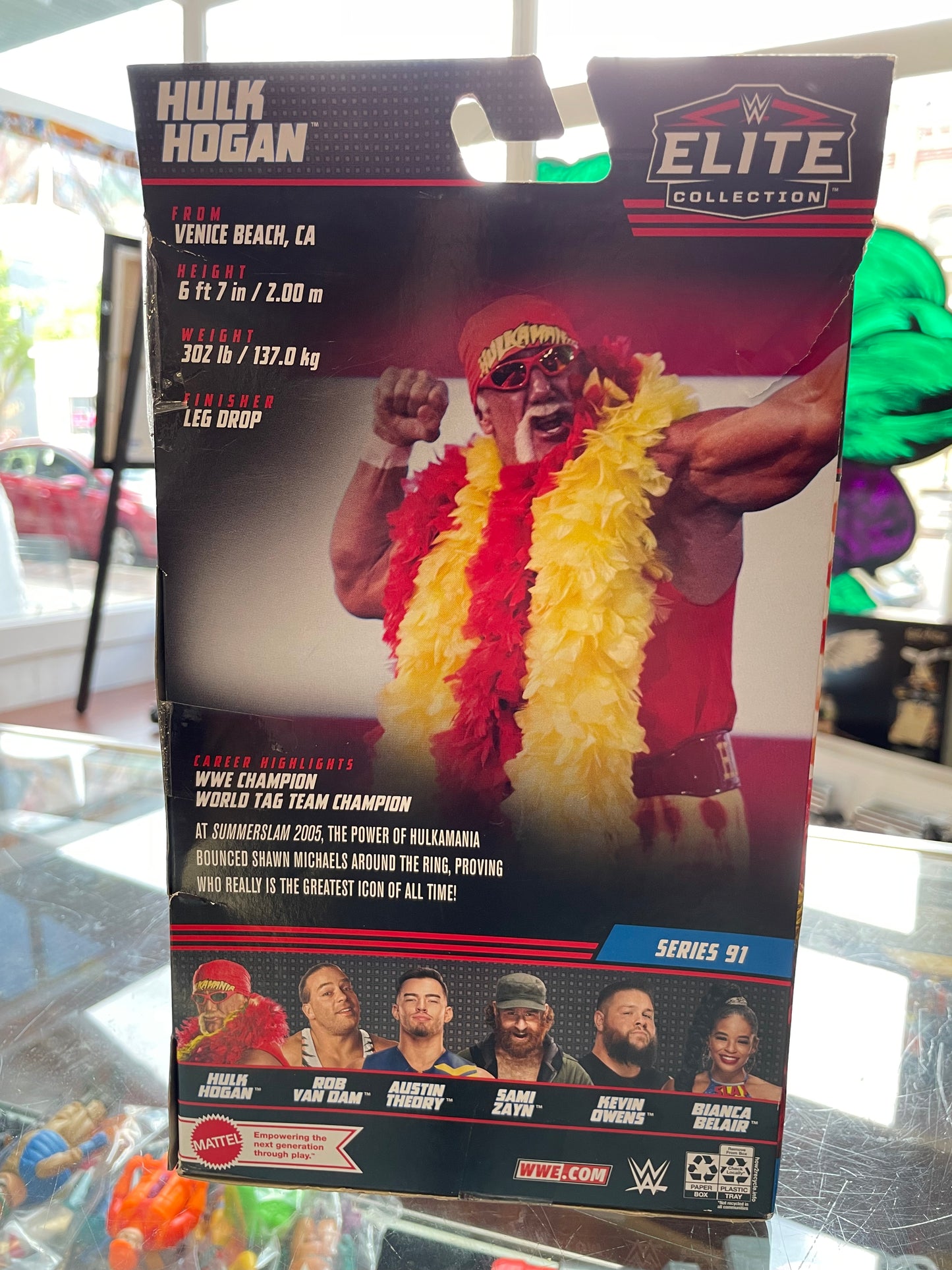 WWE Elite Series 91 Hulk Hogan Sealed Box