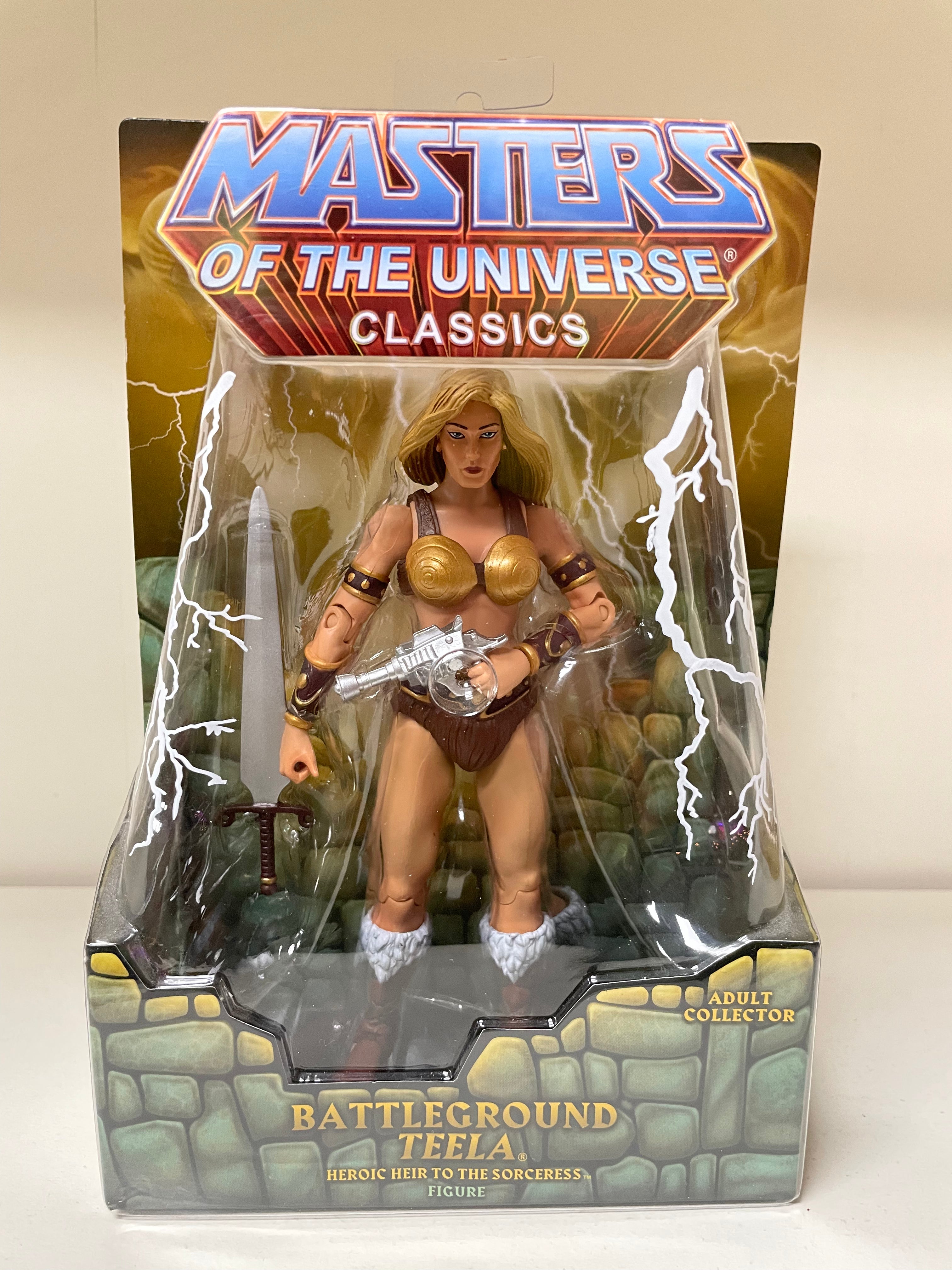 MASTERS OF THE Universe Classics Battle Ground Teela Matty Collector MASTERS OF THE Universe Classics Battle Ground Teela Matty Collector