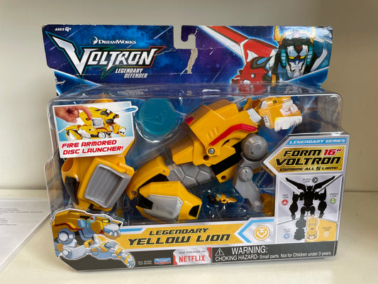 Voltron Legendary Yellow Lion Netflix TV Series