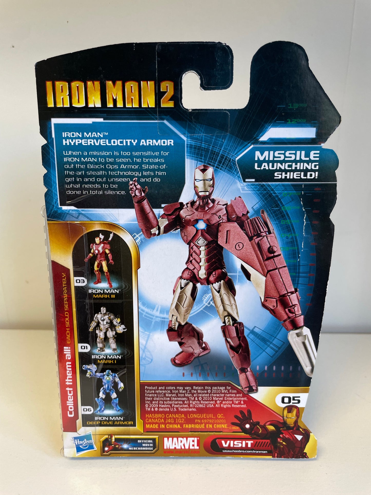 Marvel Iron Man 2 3.75” figure MOC