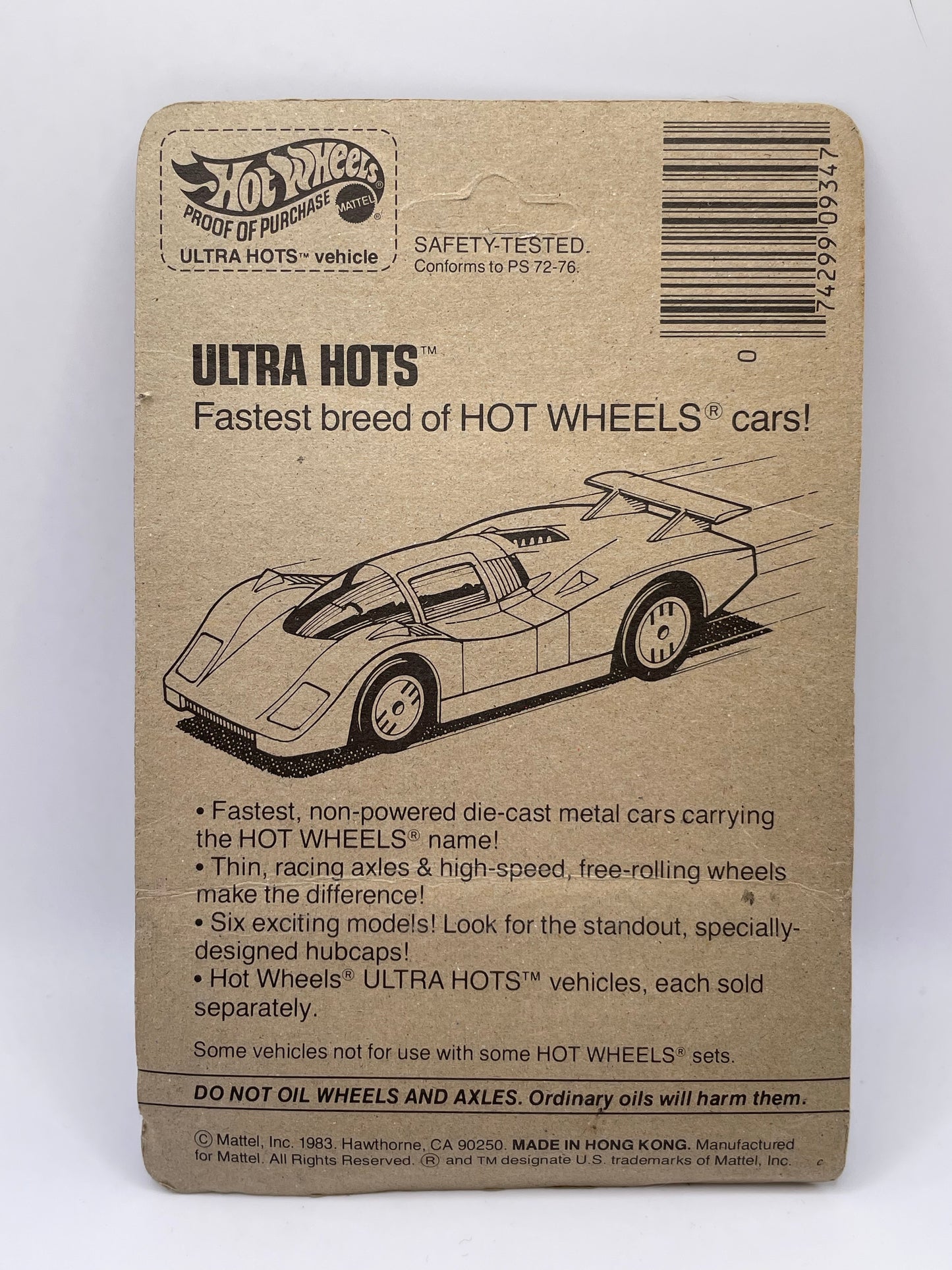 1983 Hot Wheels Ultra Hots Flame Runner MOC