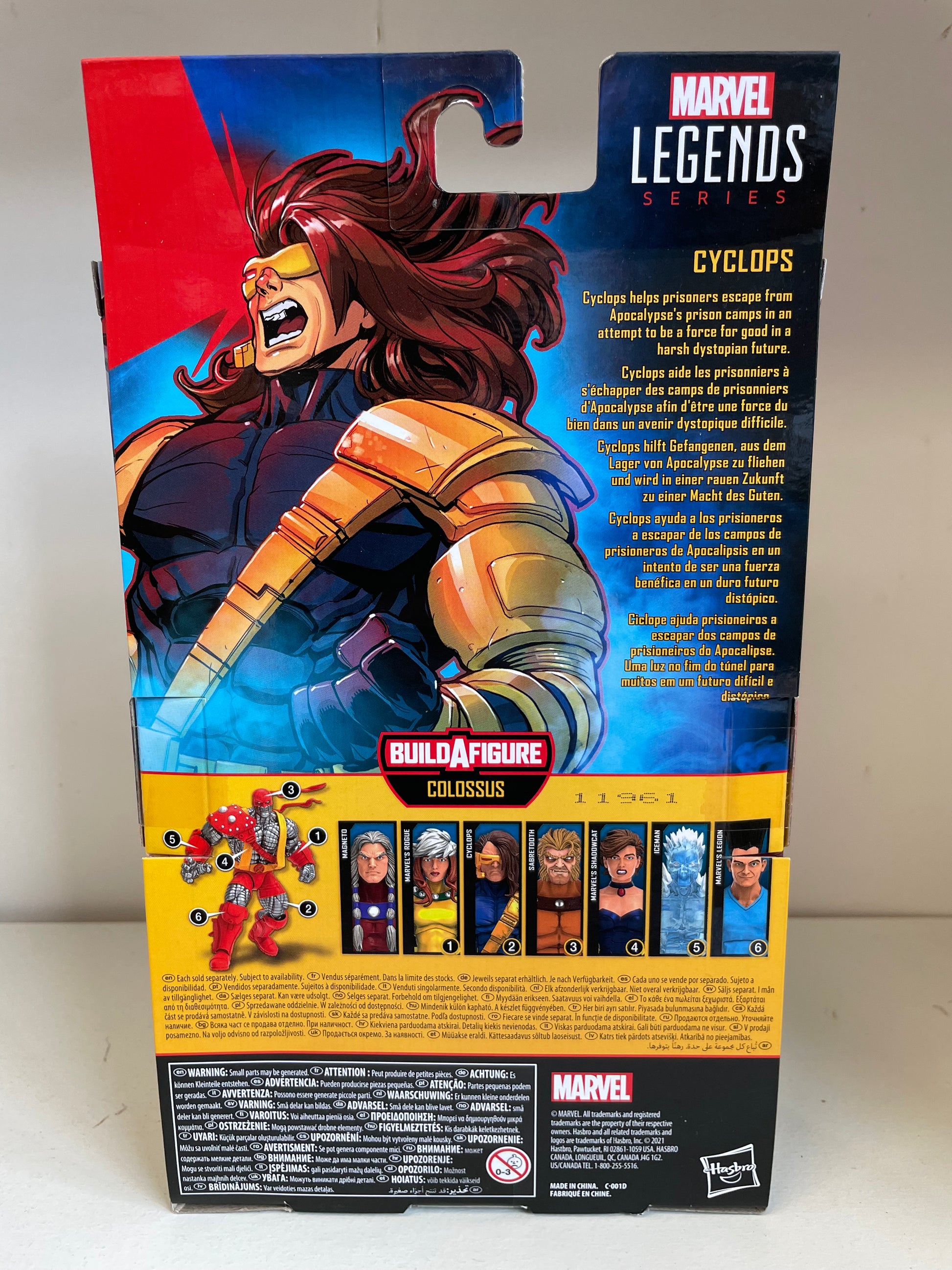Marvel Legends Cyclops Colossus BAF Wave