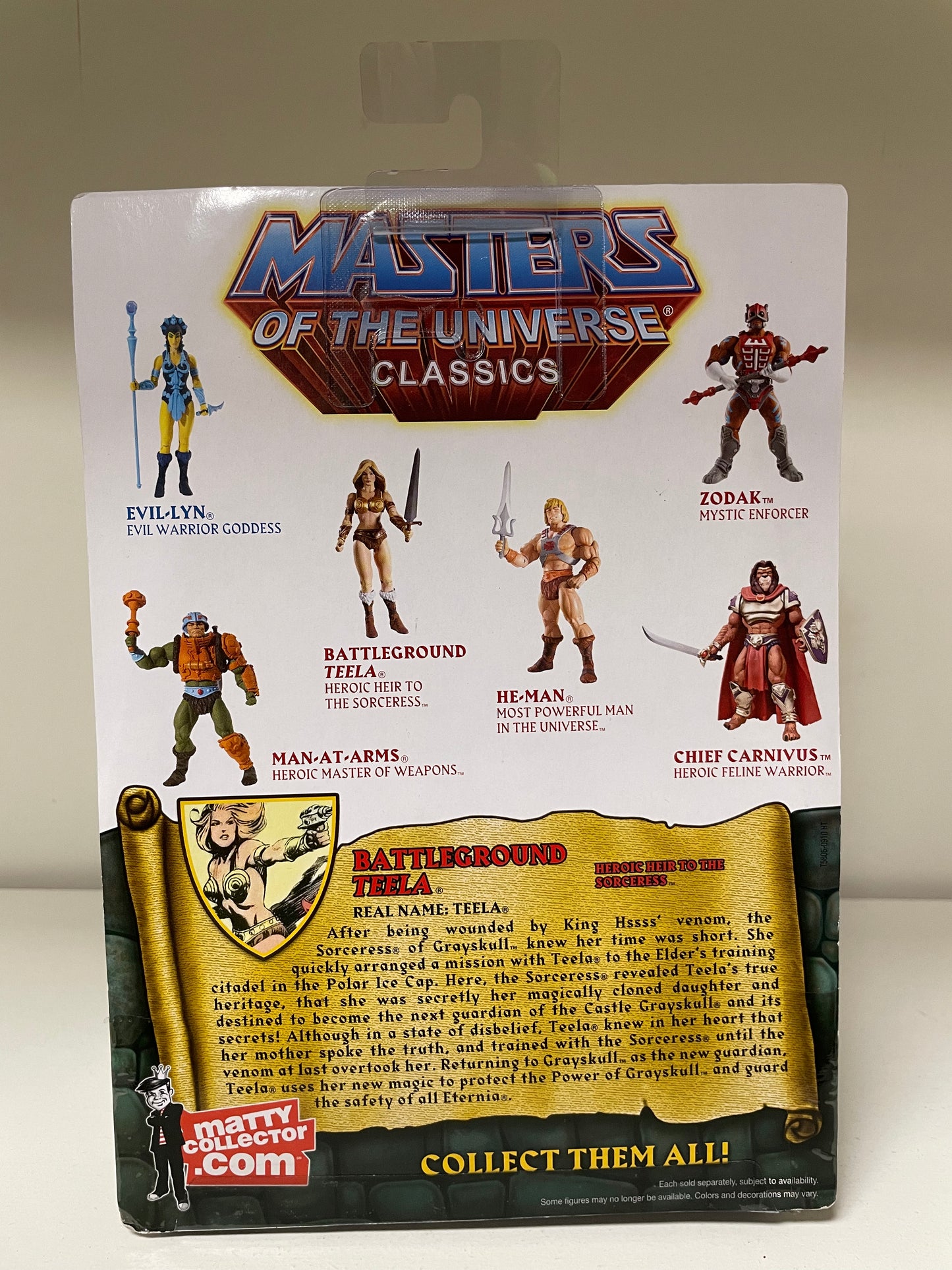 MOTUC Battleground Teela He-Man and the Master’s of the Universe Figure Sealed