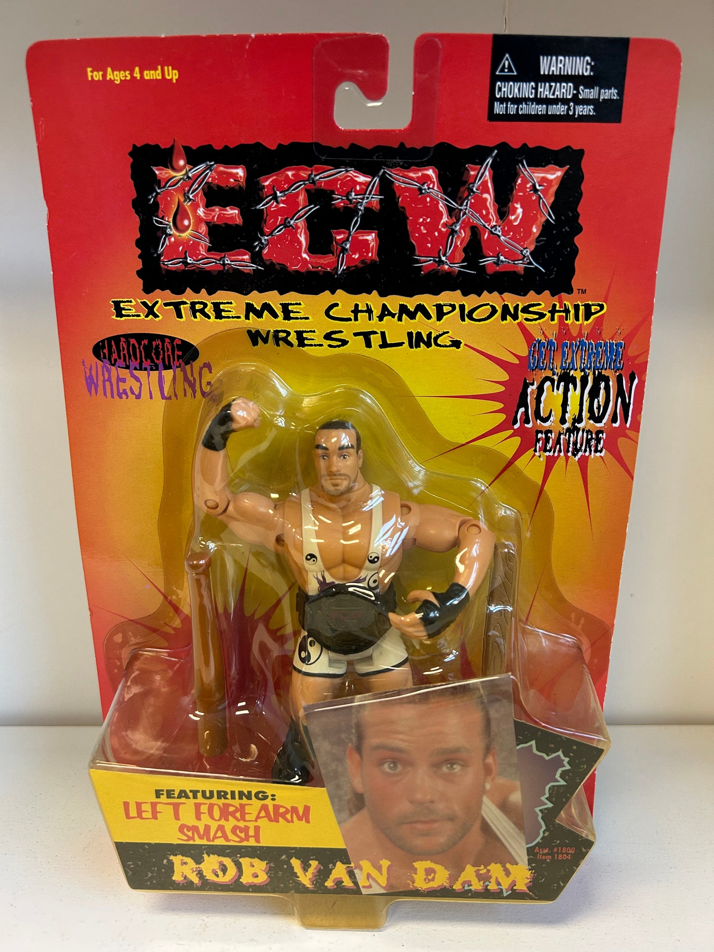 ECW Rob Van Dam Wrestler MOC WWE