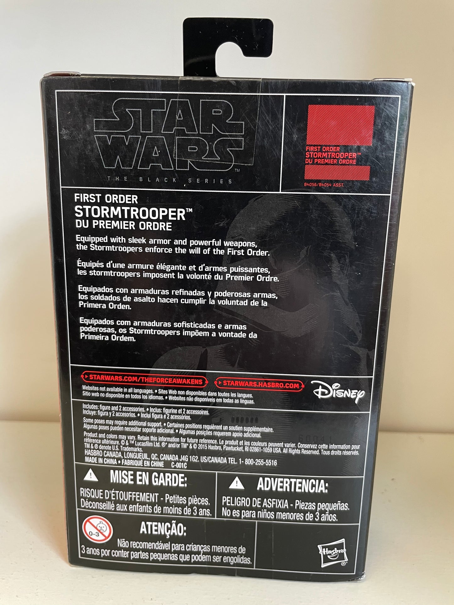 Star Wars 3.75” Black Series First Order Stormtrooper MOC