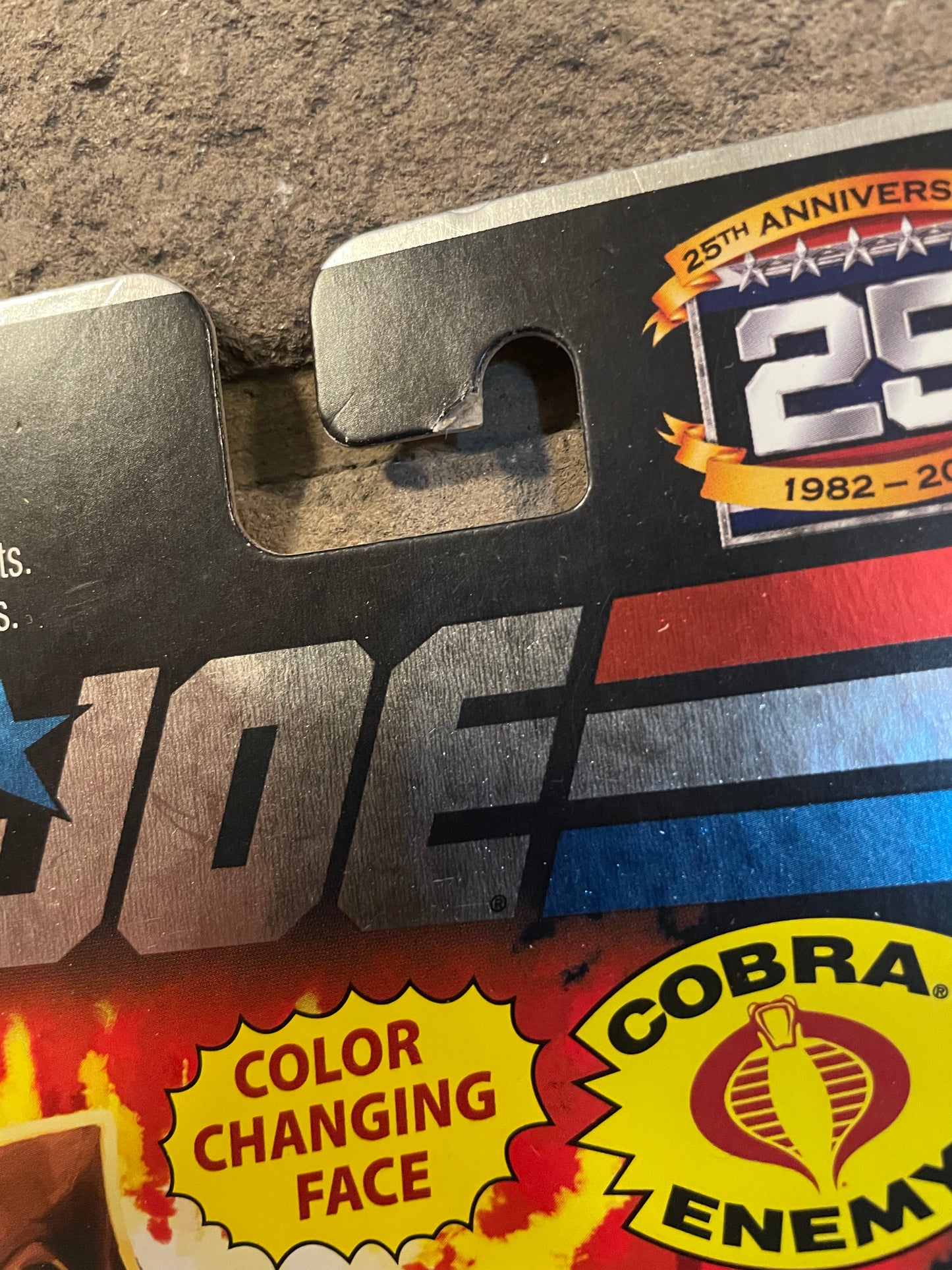 G.I. Joe 25th Anniversary Zartan Foil Care MOC